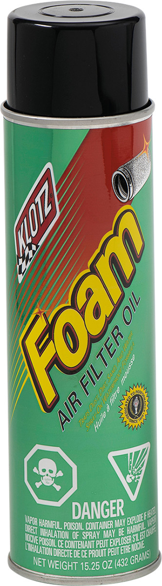 Klotz Aerosol Foam Filter Oil