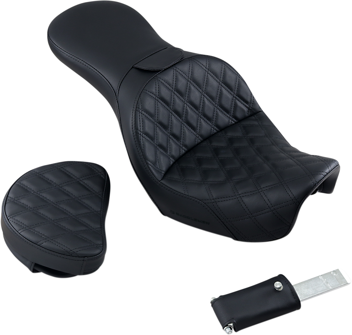 Saddlemen Explorer LS Lattice Stitch Seat For Harley Dyna 2006-2017