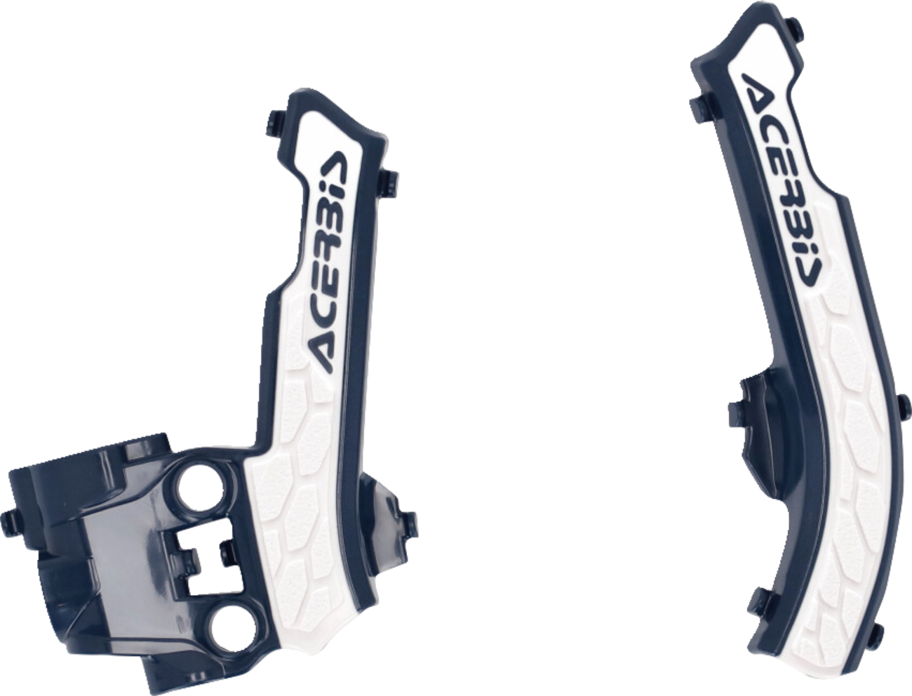 Acerbis X-Grip Frame Guards - Blue/White - Gas Gas | Husqvarna | KTM