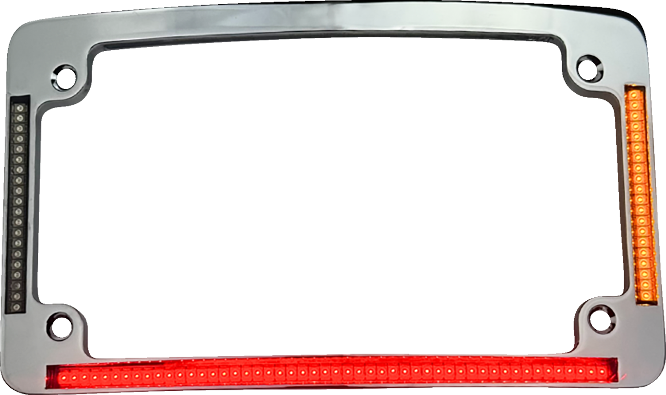 CUSTOM DYNAMICS All-In-One Auxiliary LED License Plate Frame