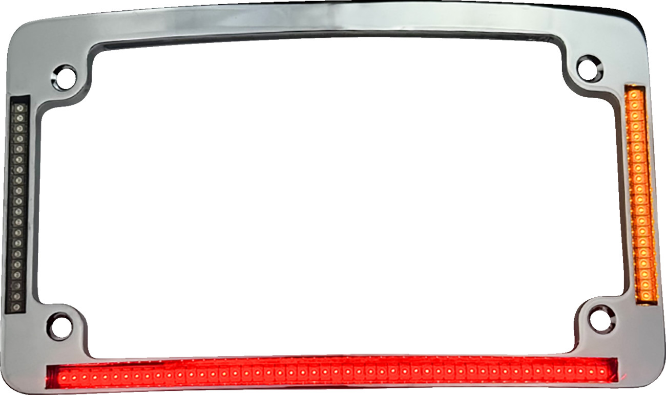 CUSTOM DYNAMICS All-In-One Auxiliary LED License Plate Frame