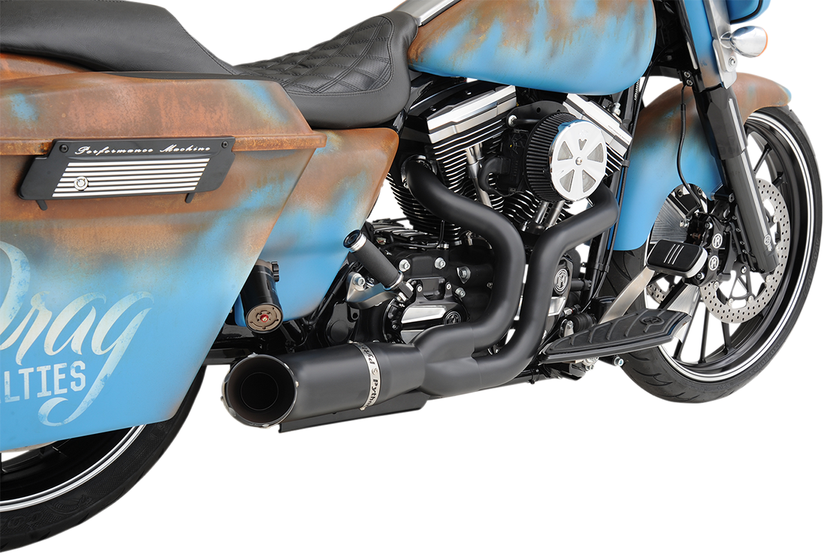 Killer Python Rayzer 21 Black Exhaust for 0716 Harley Touring FLHR FLHX FLTR JT's CYCLES