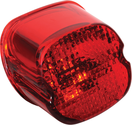 Drag Specialties Red Laydown LED Taillight Lense 99-03 Harley Dyna Touring Xl