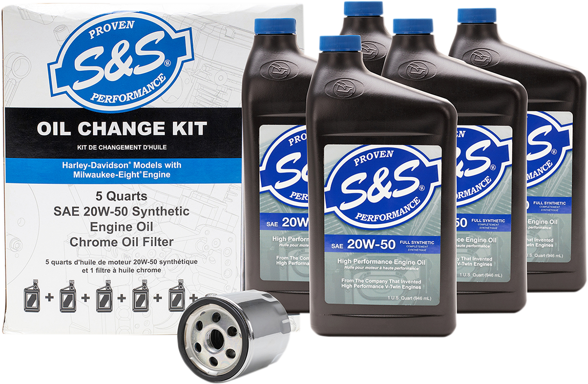 S&S CYCLE Oil Change Kit