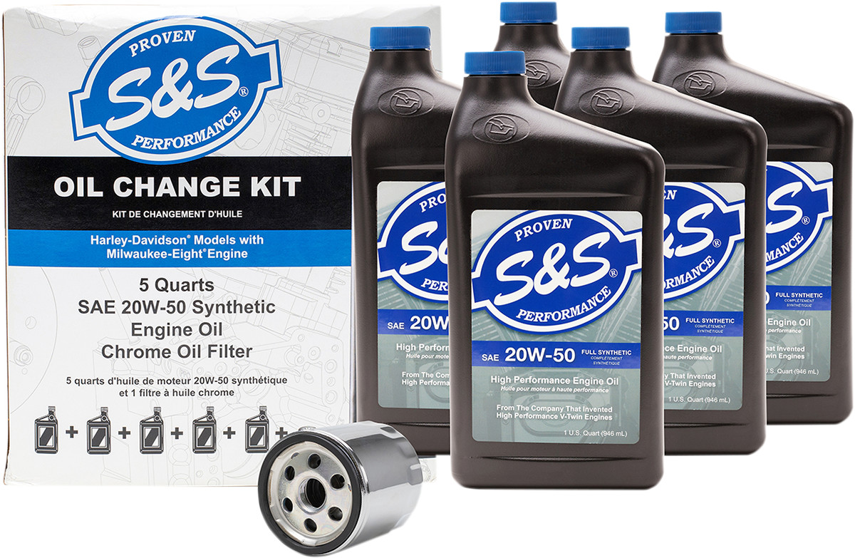 S&S CYCLE Oil Change Kit