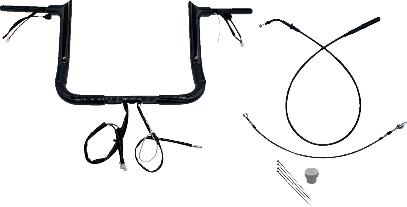 FAT BAGGERS INC. 1-1/2" EZ Install Pointed Top Handlebar