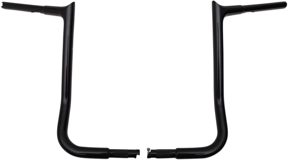 Fat Baggers Inc. 1 1/4" EZ Install Pointed Top Handlebar For Harley 1986-2025