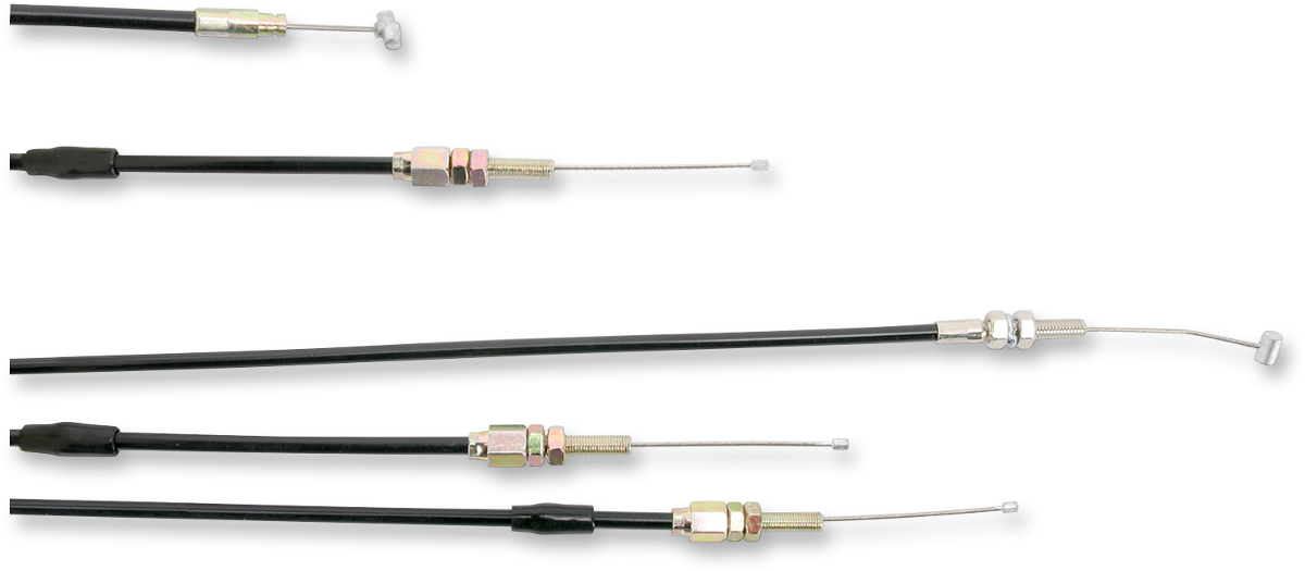 PARTS UNLIMITED Black Vinyl Throttle Cable