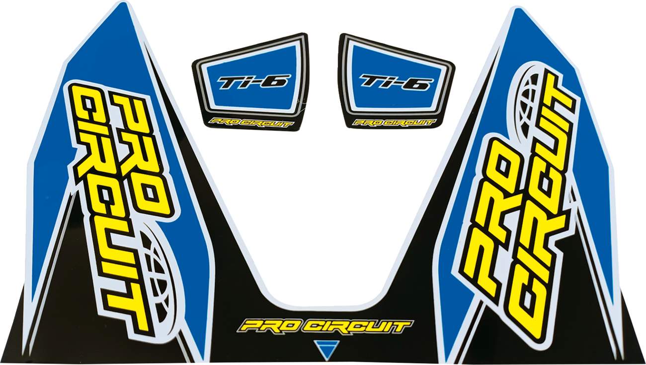 PRO CIRCUIT Ti-6 Exhaust Decals