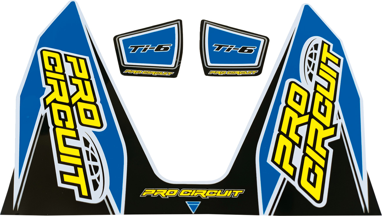 PRO CIRCUIT Ti-6 Exhaust Decals