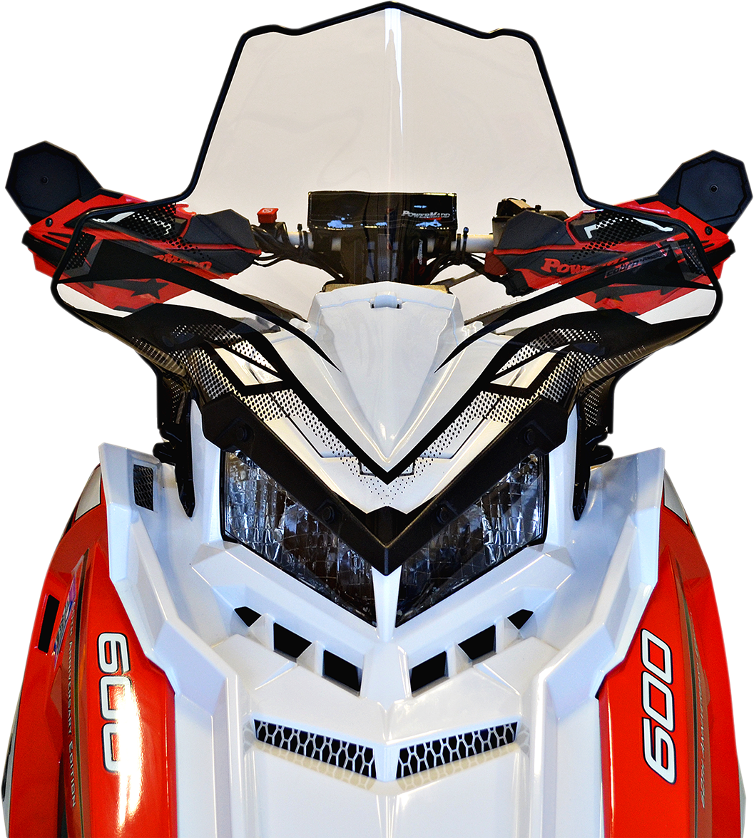 Powermadd Windshield - Mid - 18.5" - Polaris