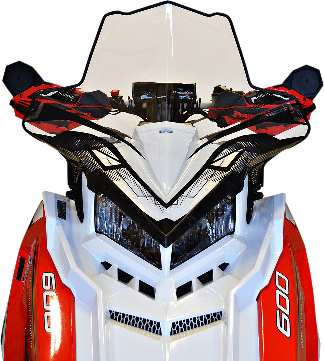 Powermadd Windshield - Mid - 18.5" - Polaris