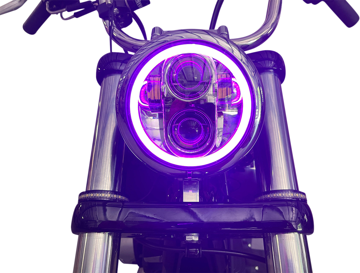 Custom Dynamics ProGLow 5 3/4" LED Headlamp For Harley Dyna / Softail / Sportster 1986-2022