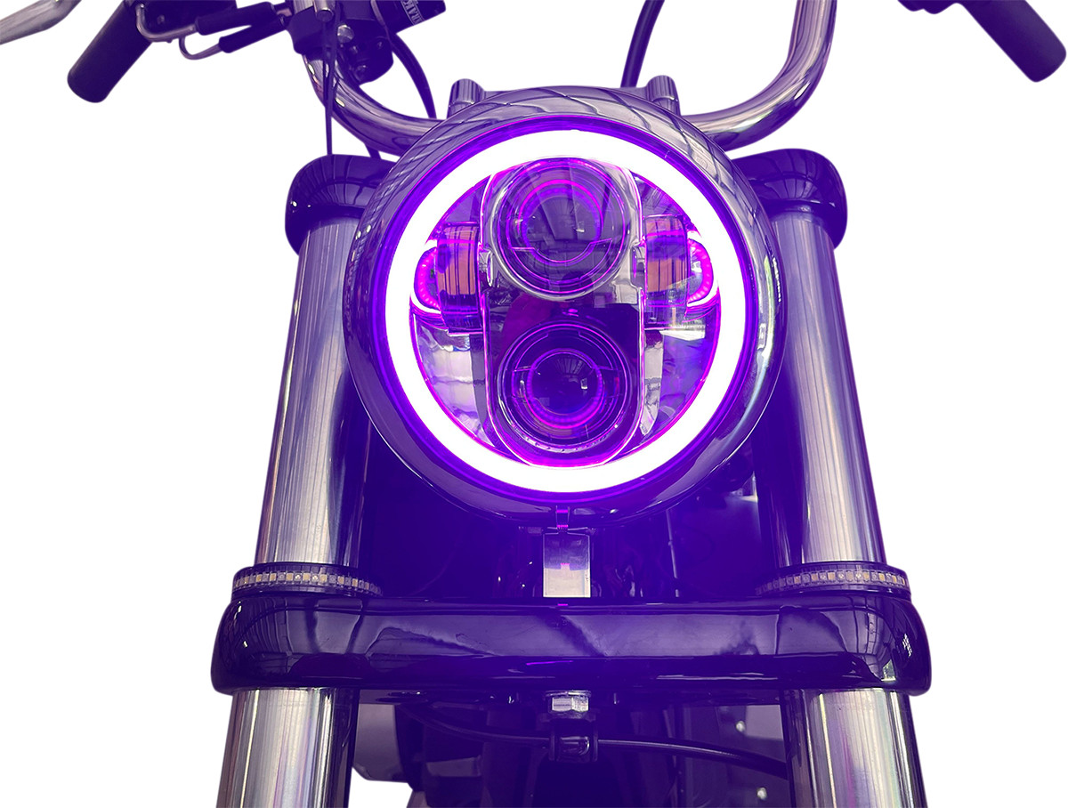 Custom Dynamics ProGLow 5 3/4" LED Headlamp For Harley Dyna / Softail / Sportster 1986-2022