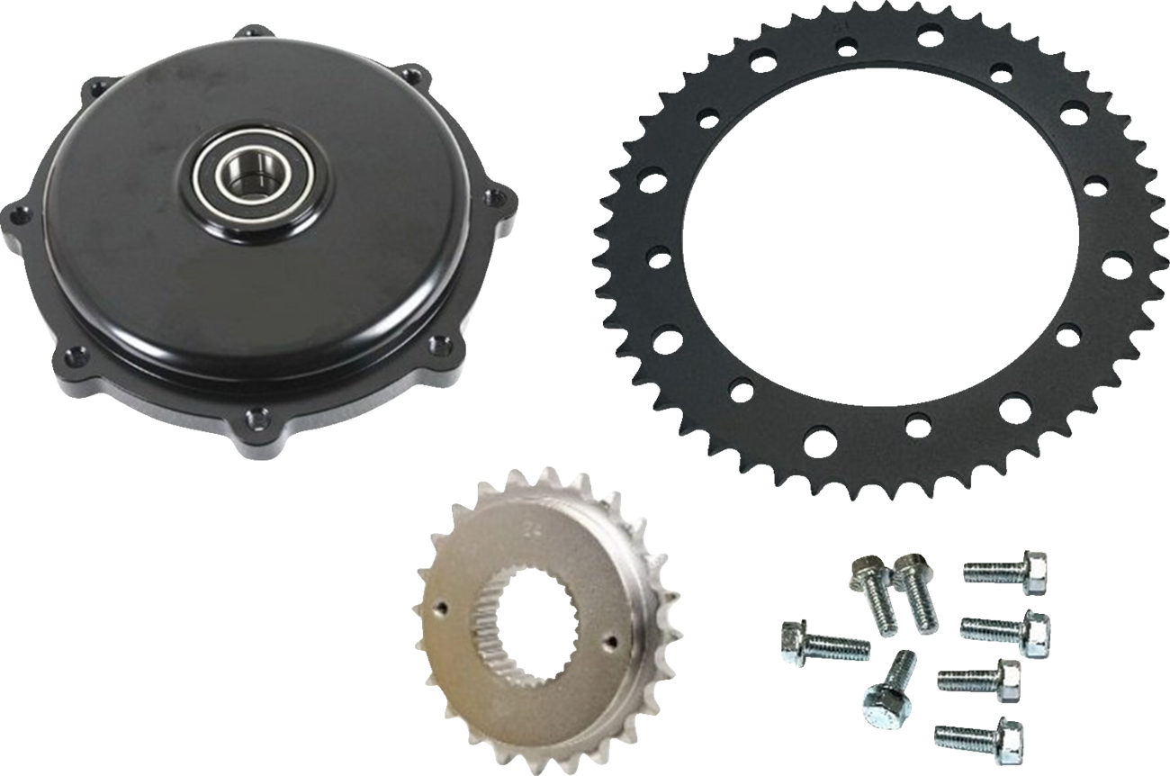 Drag specialties Conversion Sprocket Kit - Black - '09-'16 Harley Davidson