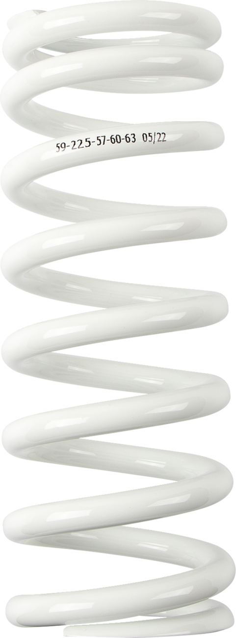 Moose offroad Shock Spring - 59 mm OD - 57/60/63 n/mm - White KTM