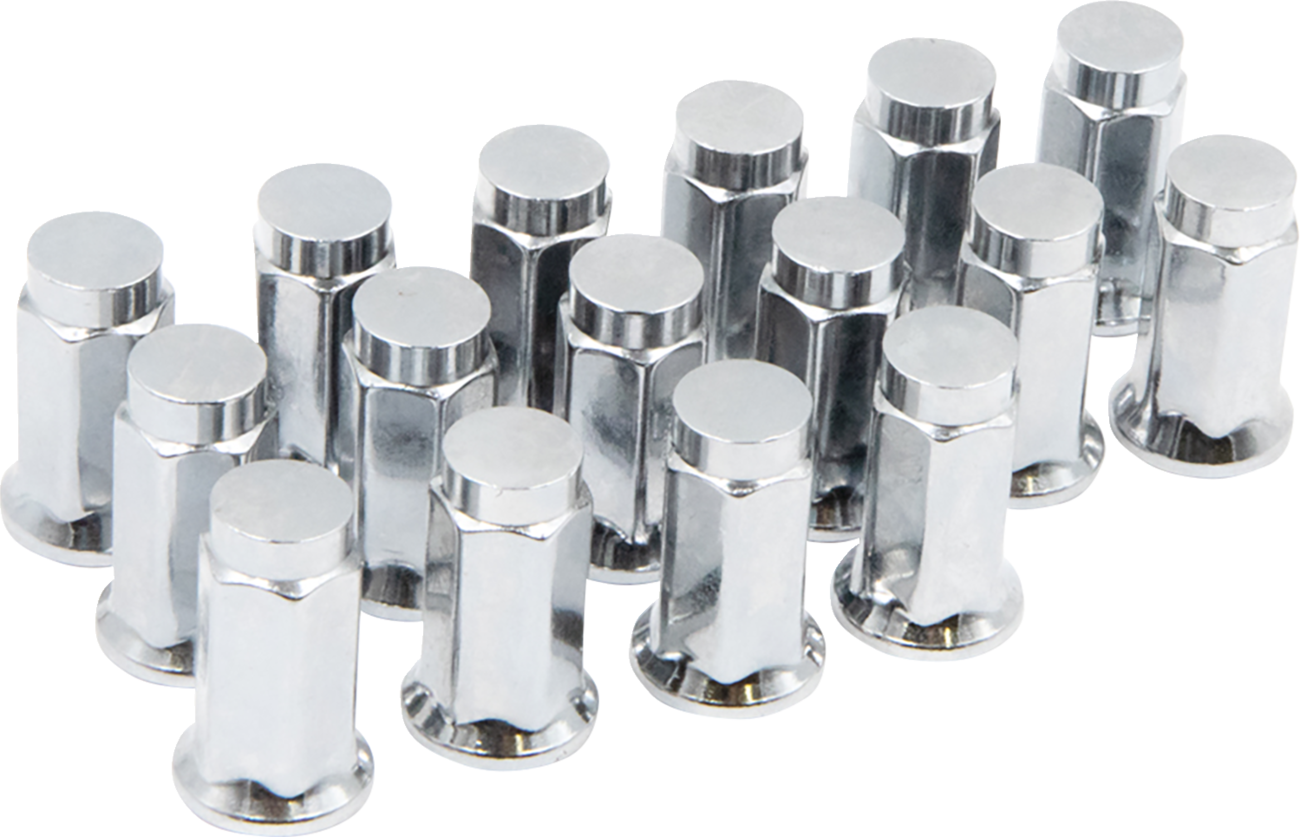 Raceline wheels Lug Nuts - Hex/Flat - 10 mm x 1.25/14 mm - 16 Pack