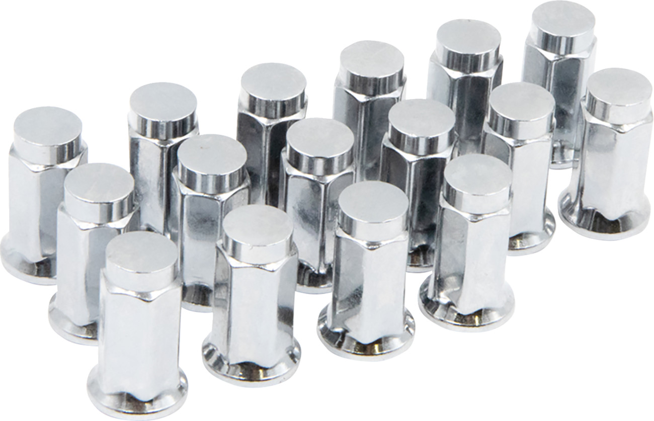Raceline wheels Lug Nuts - Hex/Flat - 10 mm x 1.25/14 mm - 16 Pack