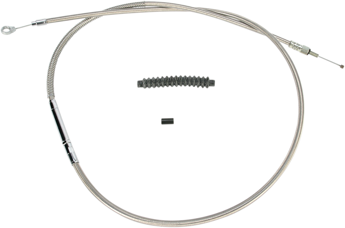 BARNETT High-Efficiency Stainless Steel Clutch Cable for Harley-Davidson