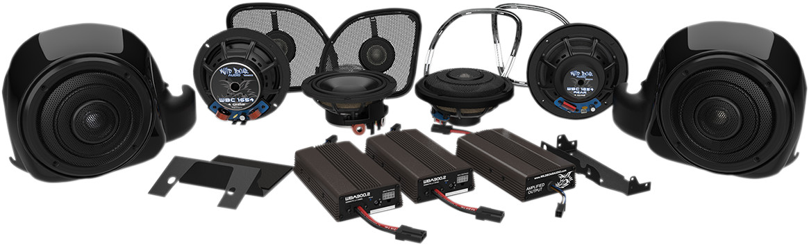 WILD BOAR AUDIO 900 W Amplifier/6-speaker Kit