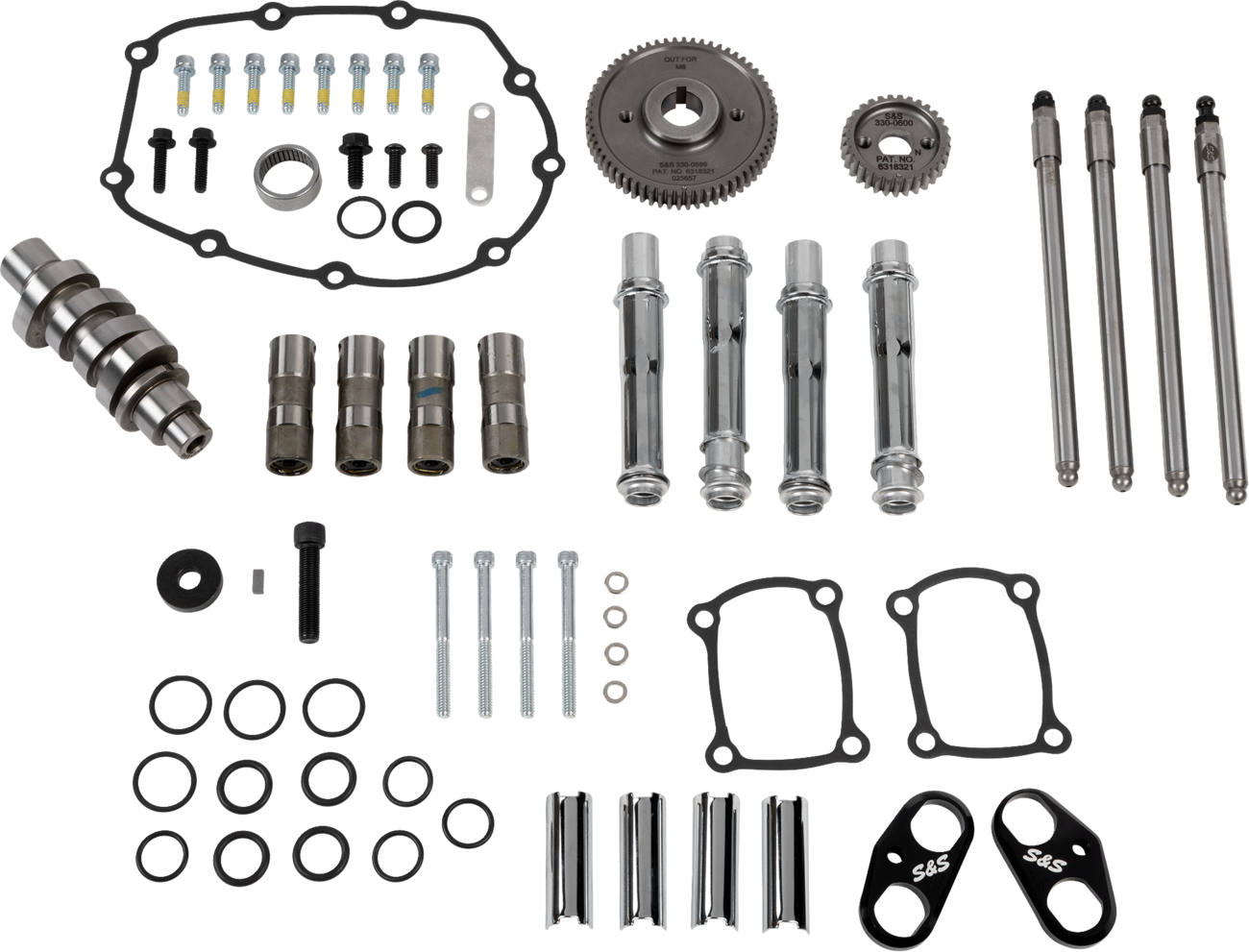 S&S CYCLE 496 Camshaft Kit with Pushrod Tubes