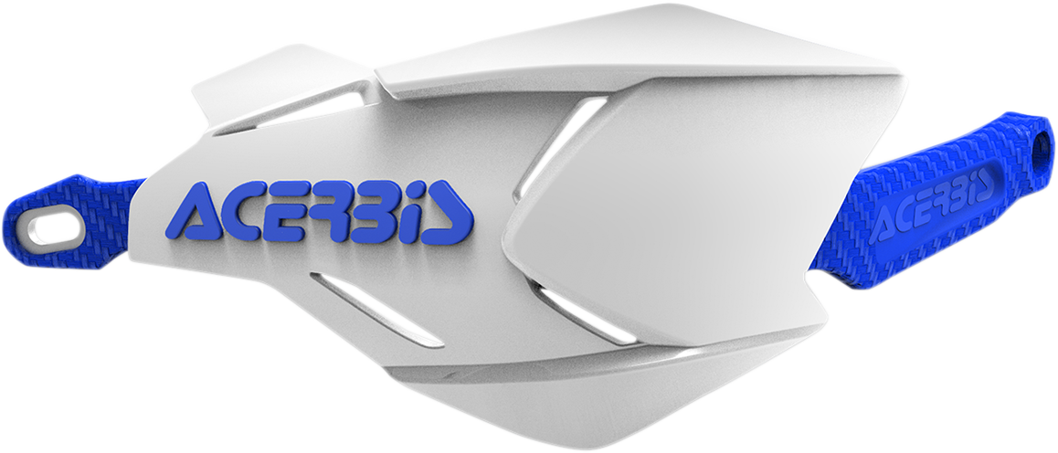 Acerbis X-Factory Handguards - White/Blue