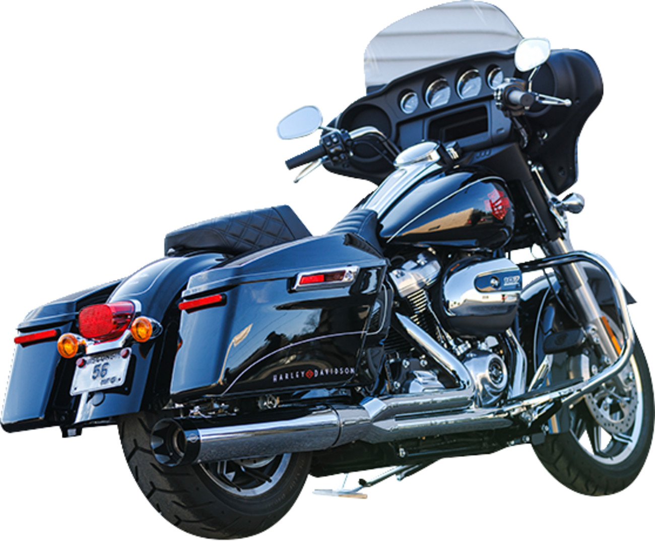 S&S CYCLE 2-into-1 Sidewinder Exhaust System