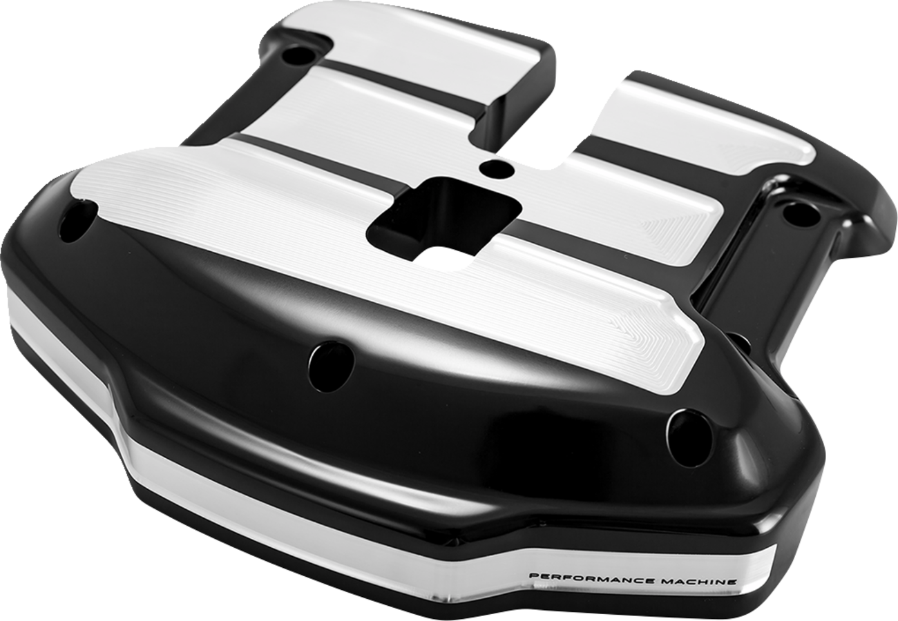 Performance machine (pm) Rocker Box Cover - Scalloped - Contrast Cut™ - M8 Harley Davidson