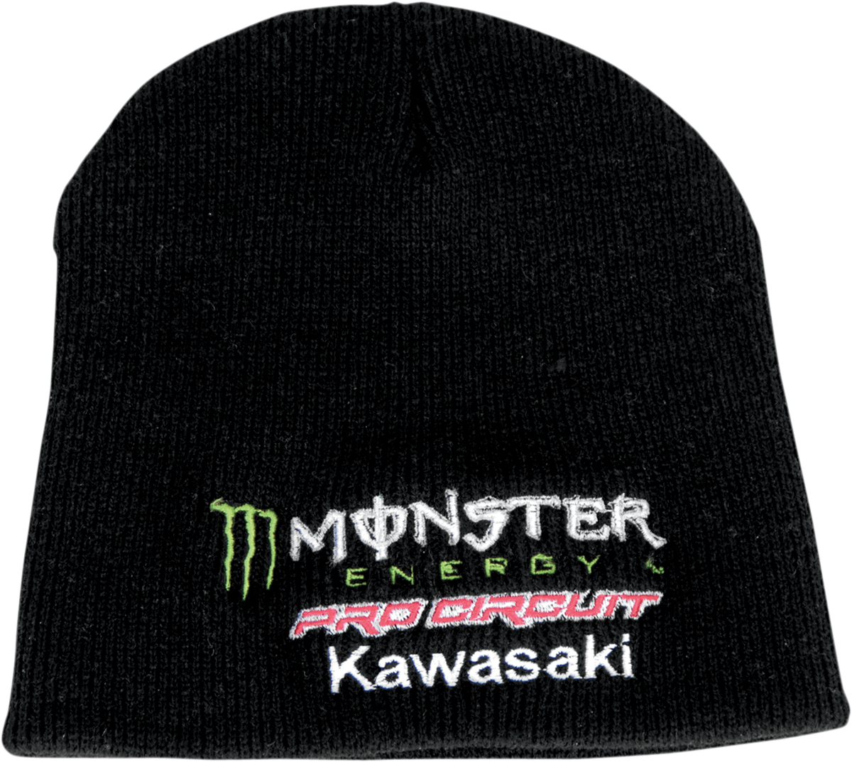 monster energy beanie black