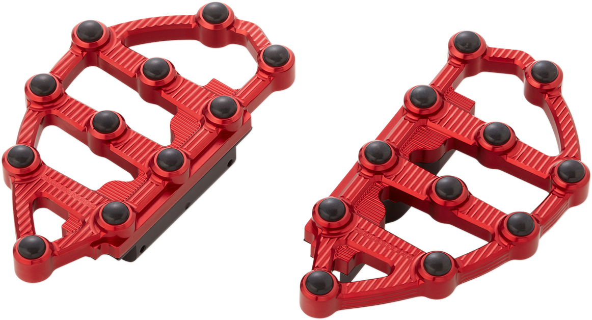 Arlen ness MX Passenger Floorboards - Red Harley Davidson