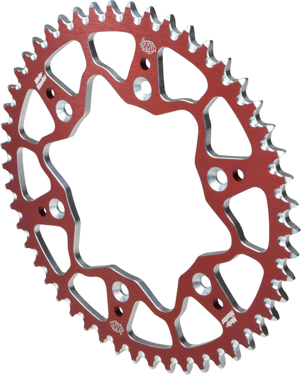 Moto-master 7075 Aluminum Rear Sprocket - 48 Tooth - Red Beta/Gas Gas/Husqvarna/Sherco/Rieju/Suzuki 48T