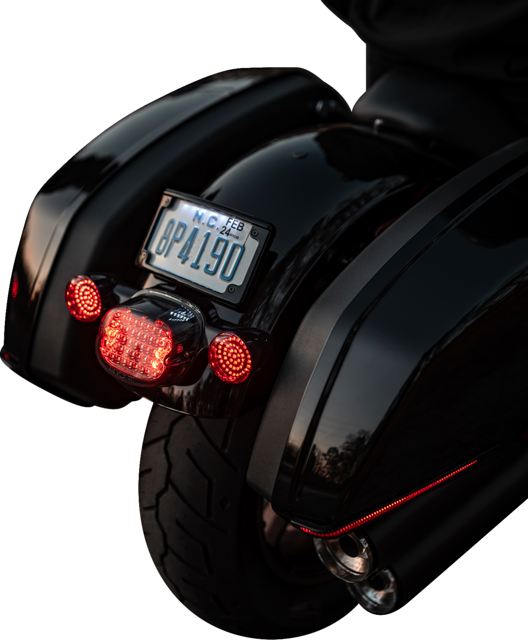 Custom dynamics Saddlebag Lights - LED - Smoke Lens 2022-2024 Harley Davidson FXLRST Low Rider ST 117 / 2018-2021 Harley Davidson FLSB Sport Glide 107 / 2022-2022 Harley Davidson FXRST Low Rider El Diablo 117