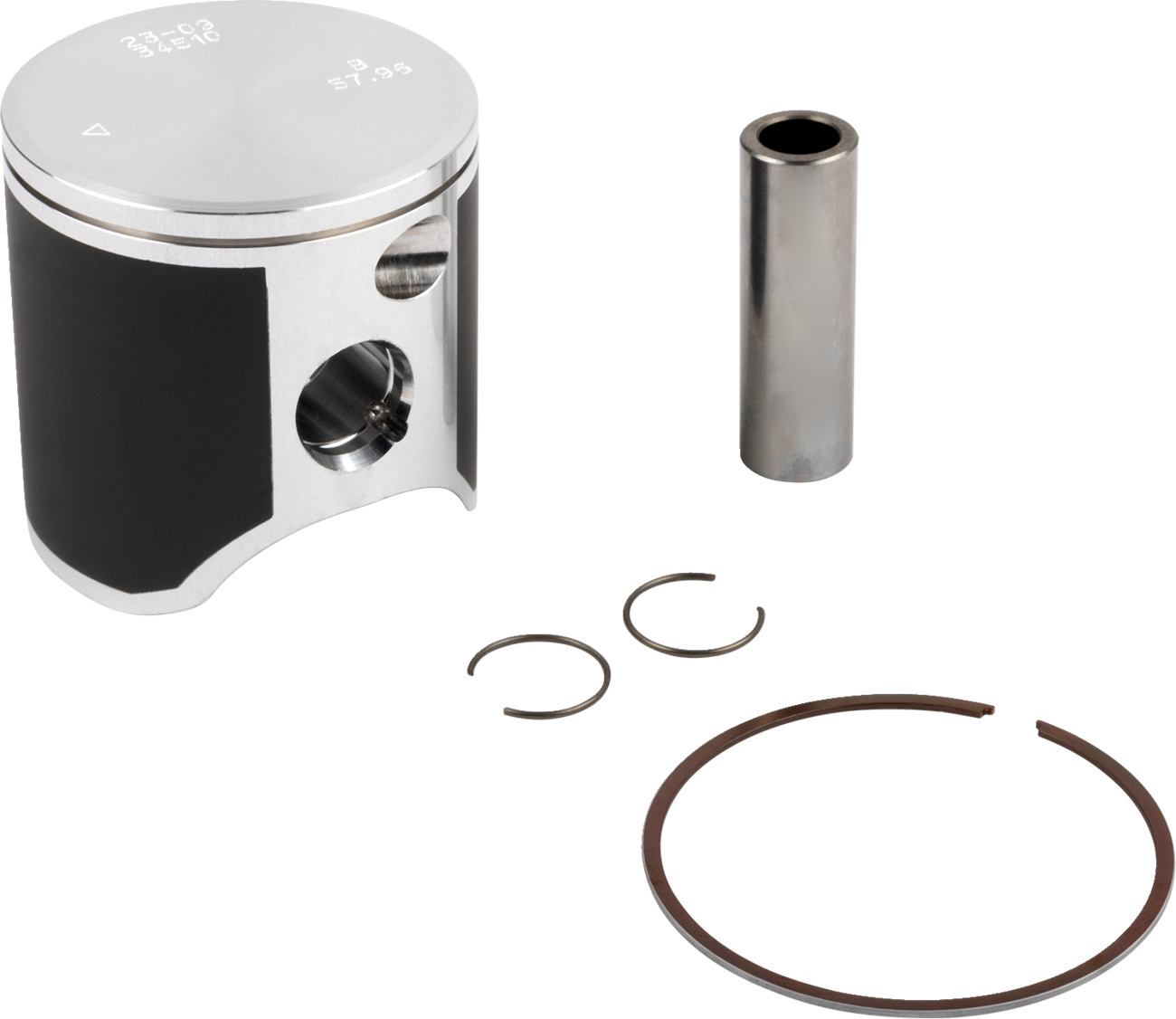 Piston Kit Cast Big Bore for 2-Stroke