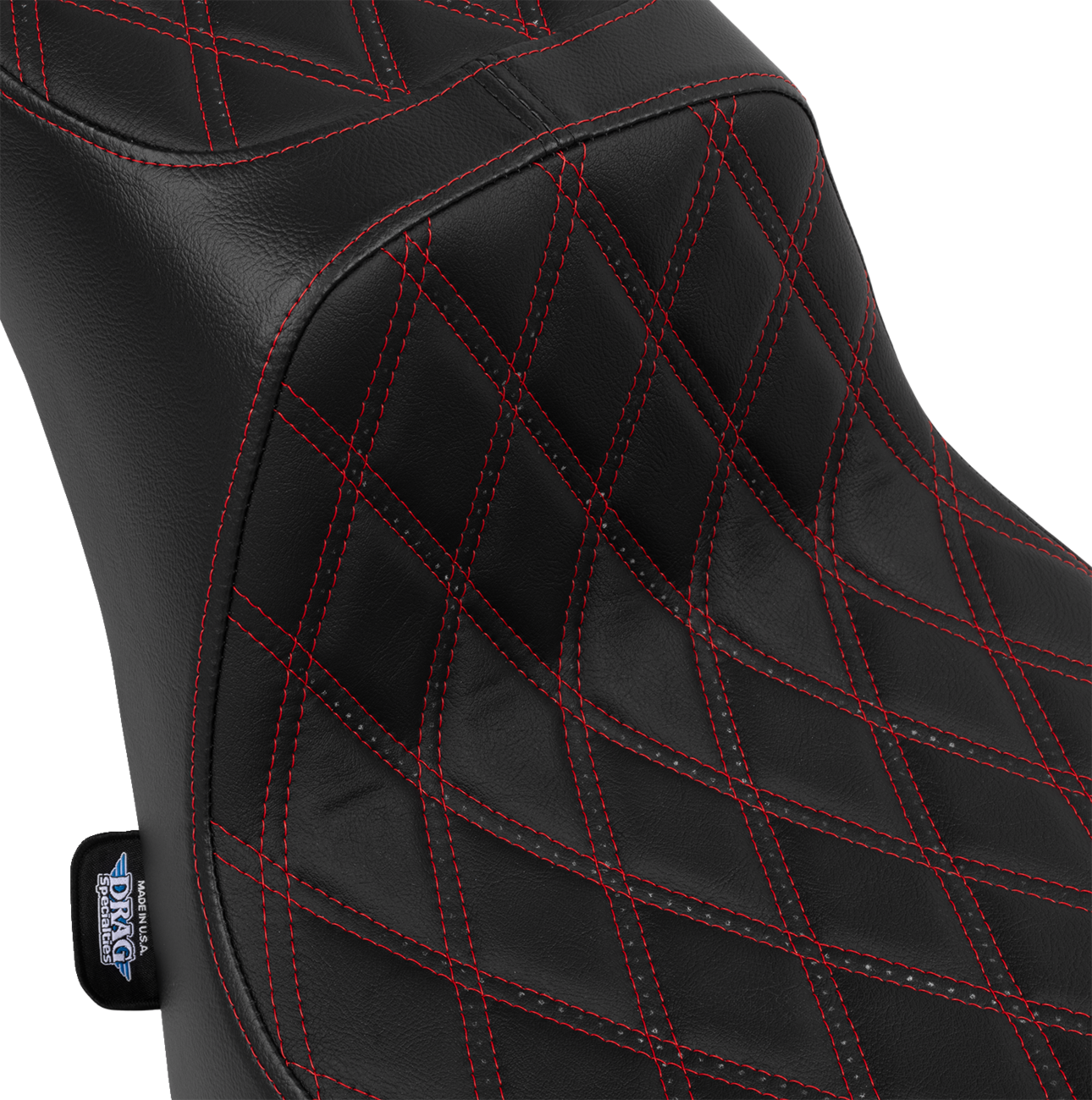 Drag Specialties Predator III 2-Up Seat For Harley Softail 2000-2017