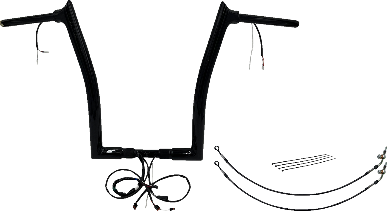 FAT BAGGERS INC. EZ Install Wired 1-1/2" Pointed Top Handlebar Kit