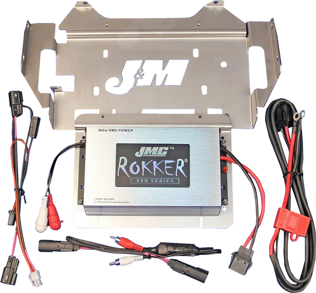 J & m JMC ROKKER® 200 W 2-Channel Amplifier Kit