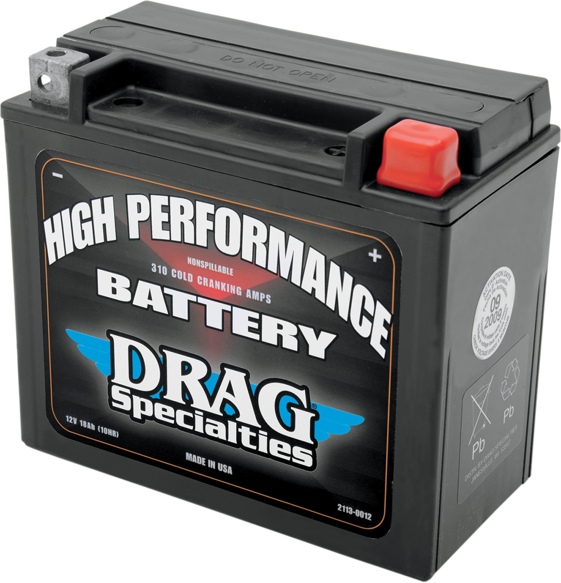 Drag Specialties High Performance Battery