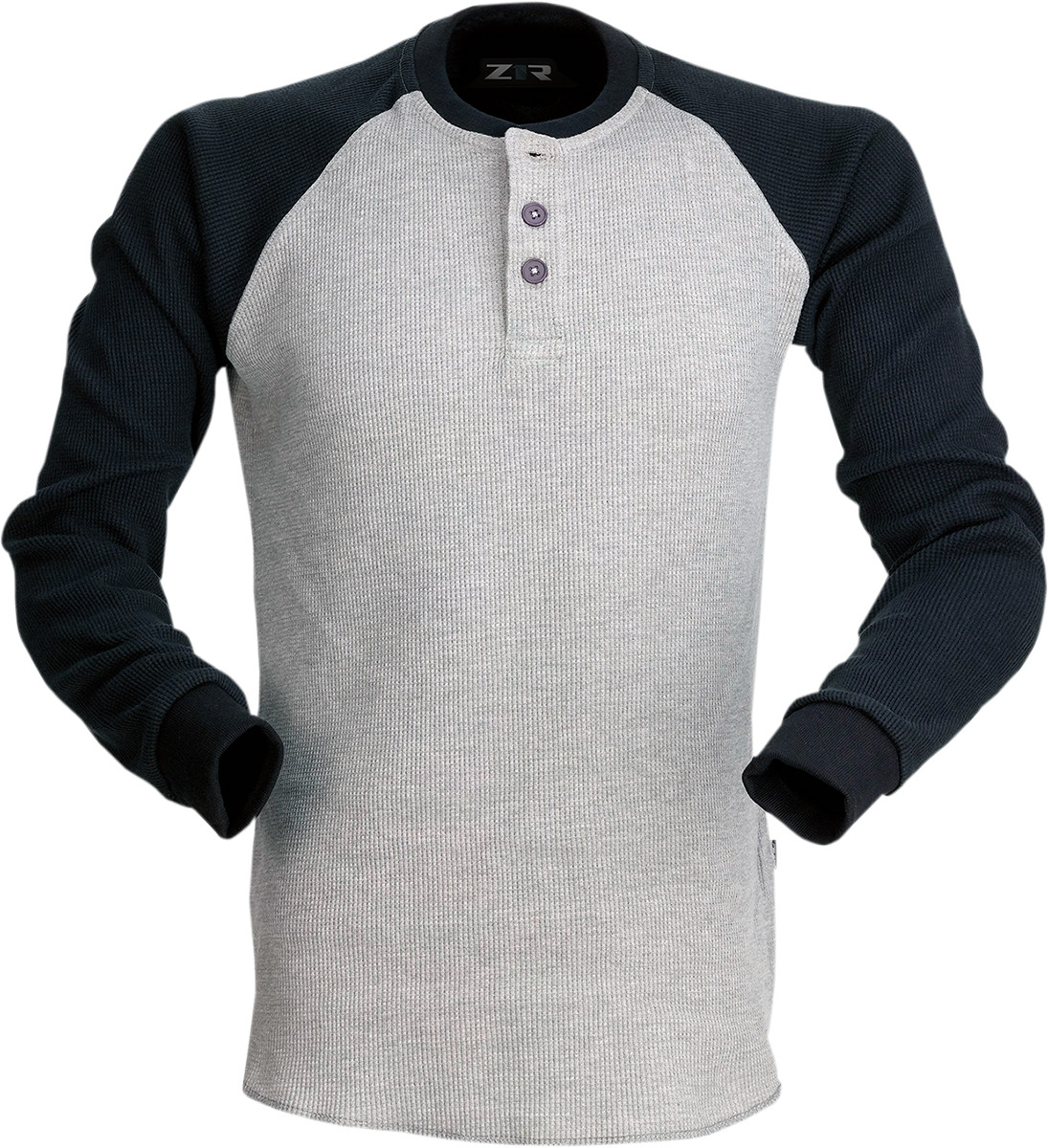 Z1R Waffle Long-Sleeve Knit Shirt