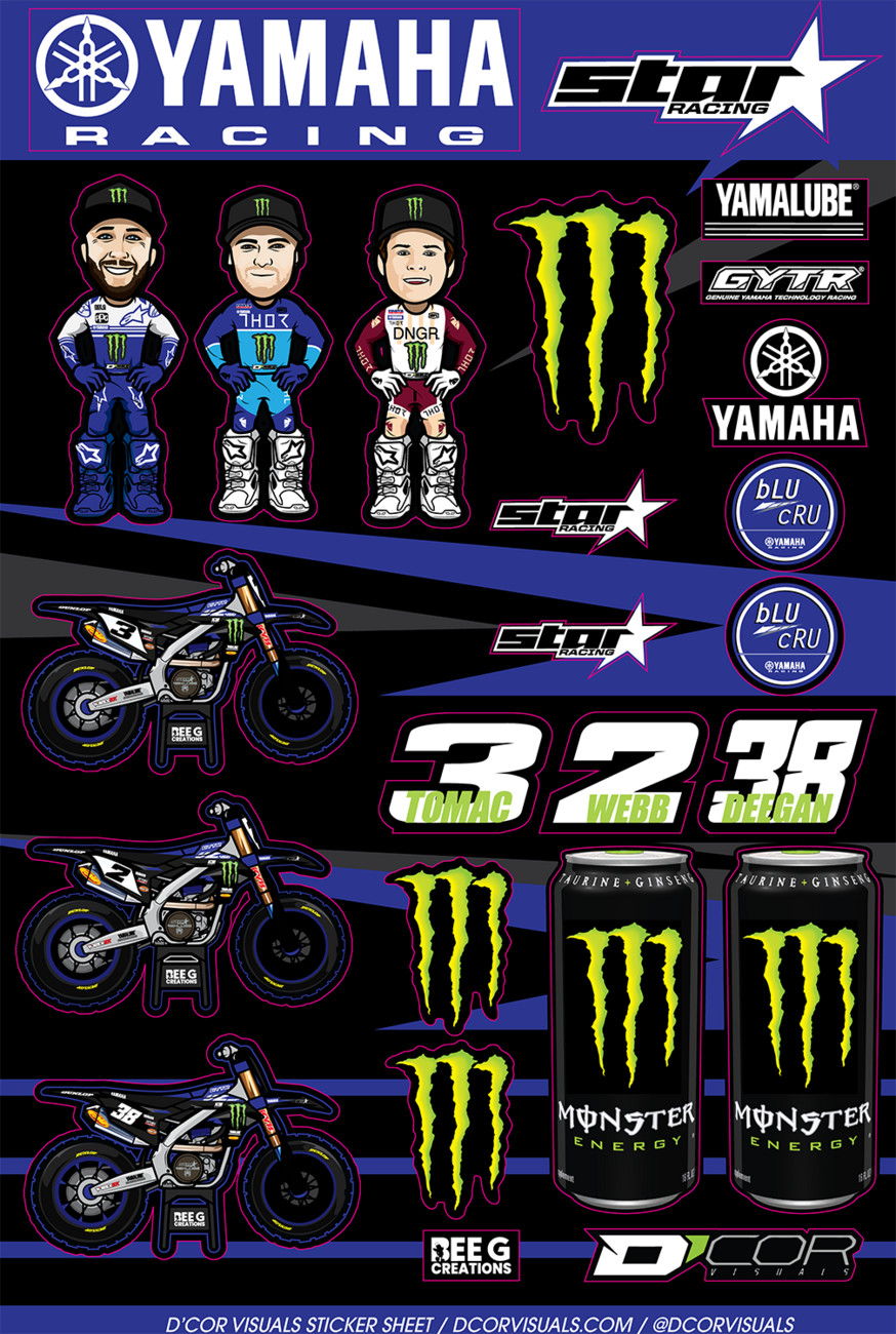 D'COR VISUALS Decal Sheet