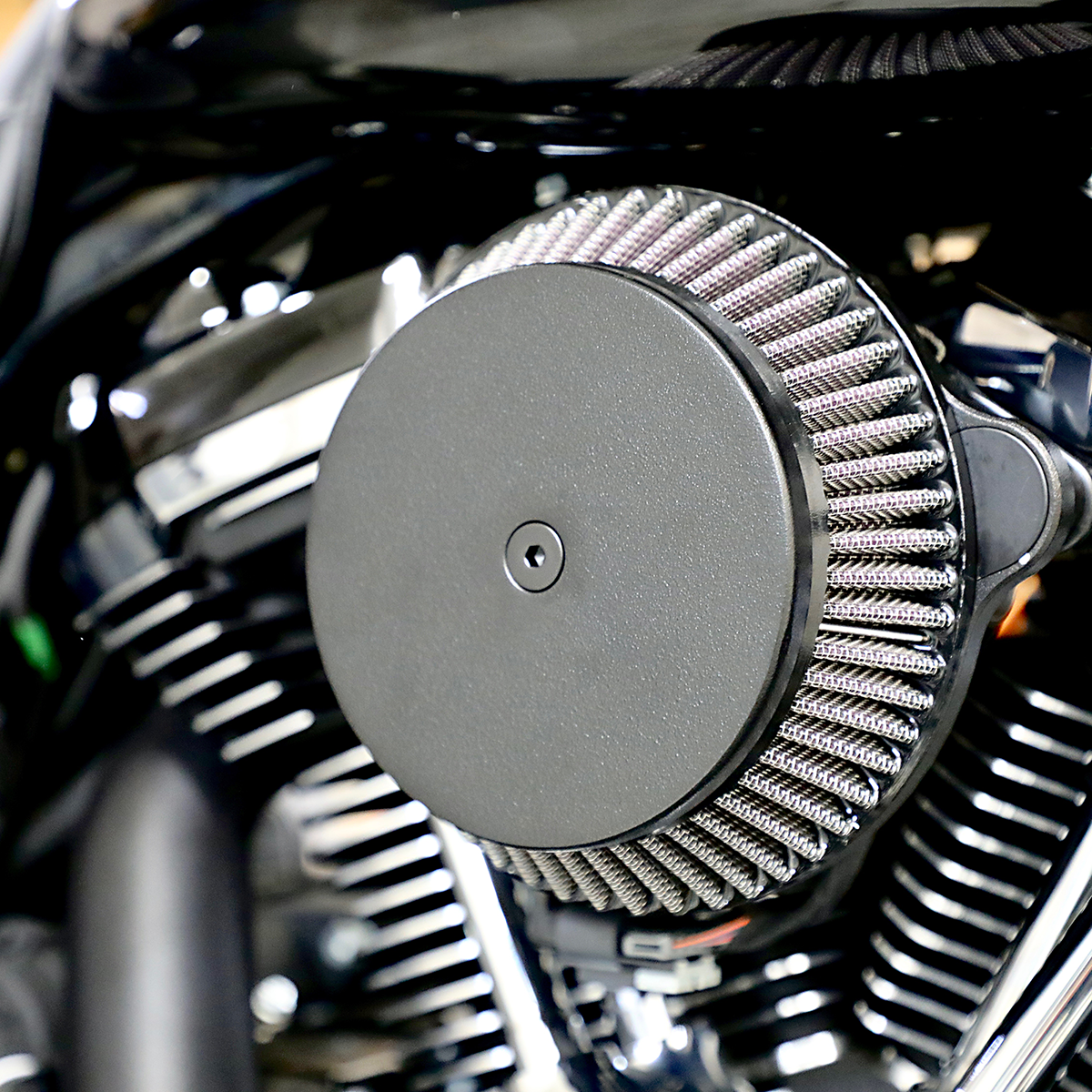 LA CHOPPERS Plain Cover Big Air Cleaner Kit