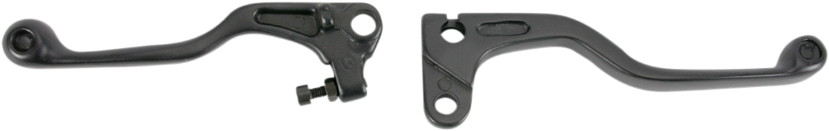 Parts unlimited Levers - Shorty - Black 1984-1991 Honda CR125R / 1984-1991 Honda CR500R / 1984-1991 Honda CR250R