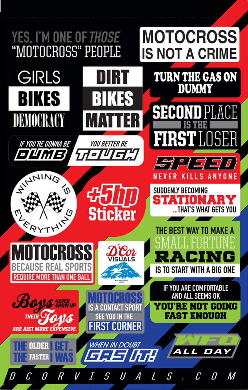 D'COR VISUALS Decal Sheet