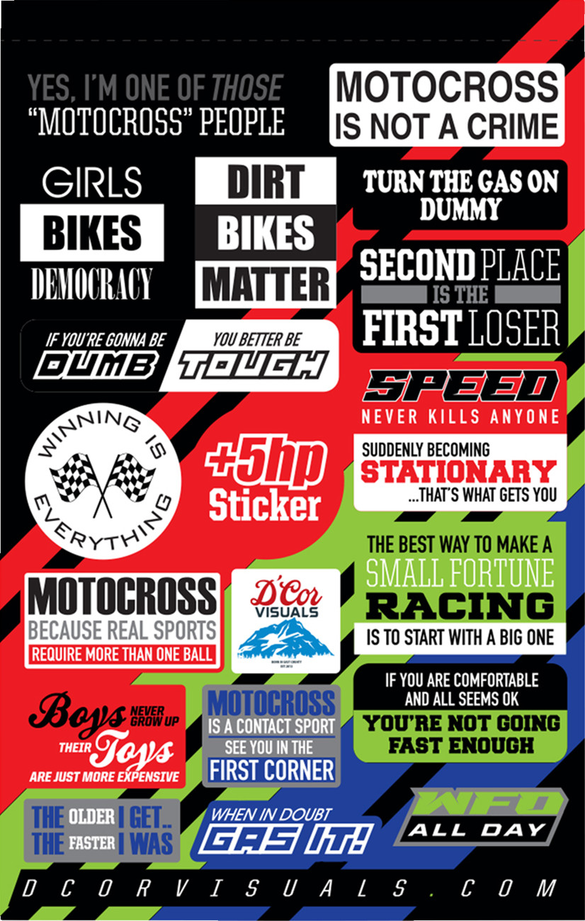 D'COR VISUALS Decal Sheet