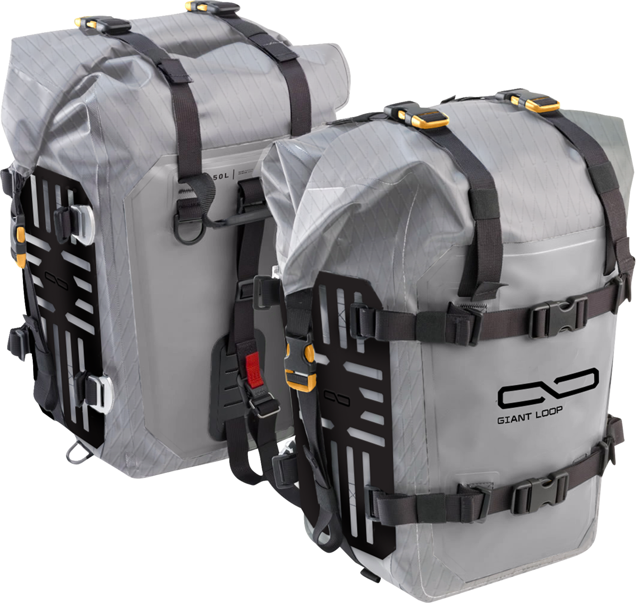 GIANT LOOP MOTOTREKK PANNIERS GRAY PAIR