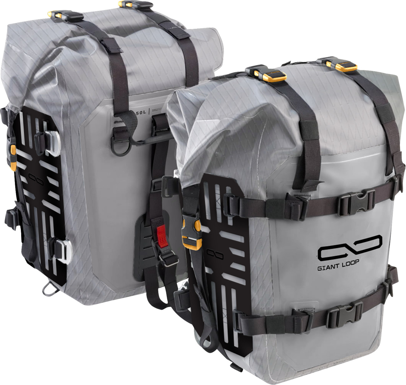 GIANT LOOP MOTOTREKK PANNIERS GRAY PAIR