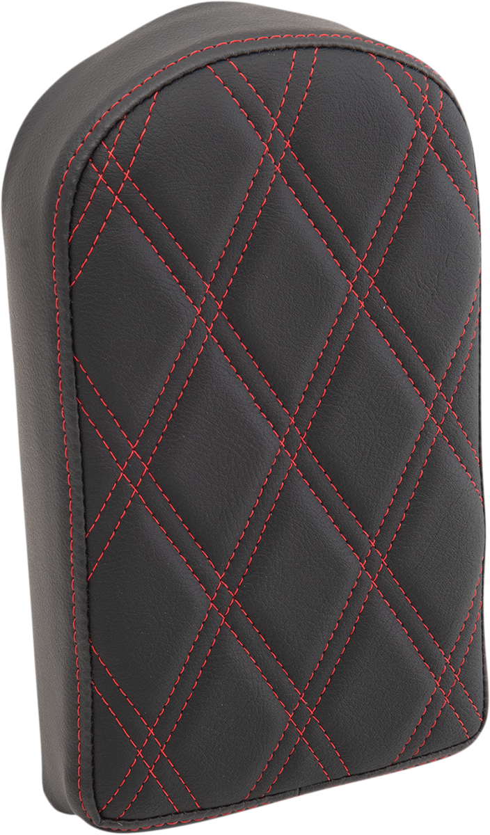 Drag specialties seats Sissy Bar Pad - Double Diamond - Red - Tall