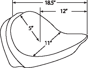 SOLO SEATS WITH  EZ GLIDE II BACKREST OPTION 