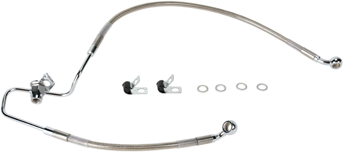 Drag Specialties Stainless Steel Brake Line Kit
