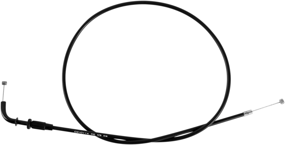 Black Vinyl Throttle Cable
