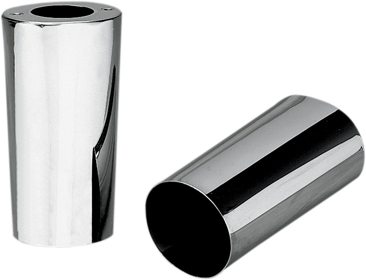 Drag specialties Fork Slider Covers - Stock Length - Chrome - Smooth Harley Davidson